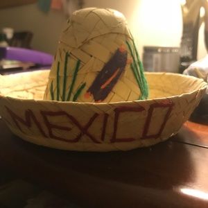 Mini handmade Mexico sombrero